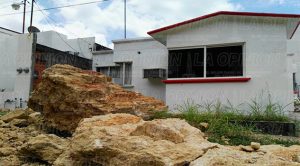 Se deslava un cerro en Tuxpan