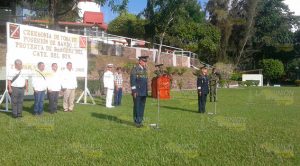 Realizan ceremonia de toma de posesión y protesta de bandera Tuxpan