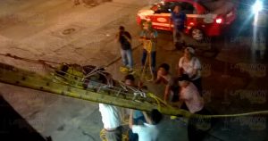 VIDEO: Se salvó de una caída de 8 metros