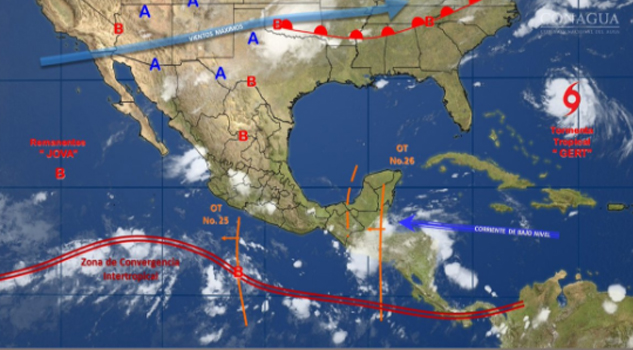 ¡Atención! Fuertes tormentas para estos estados