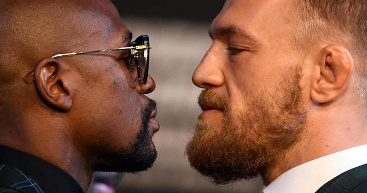 Mayweather promete morir peleando contra McGregor con marca de agua