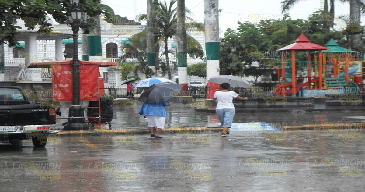 Pertinaz lluvia deja "Franklin"; Hasta este momento sin afectaciones con marca de agua