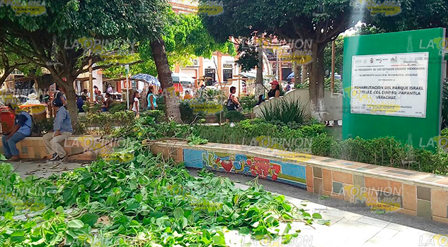 Rehabilitación del parque fue fraude fraude