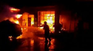 Se incendia el mercado de Martínez de la Torre