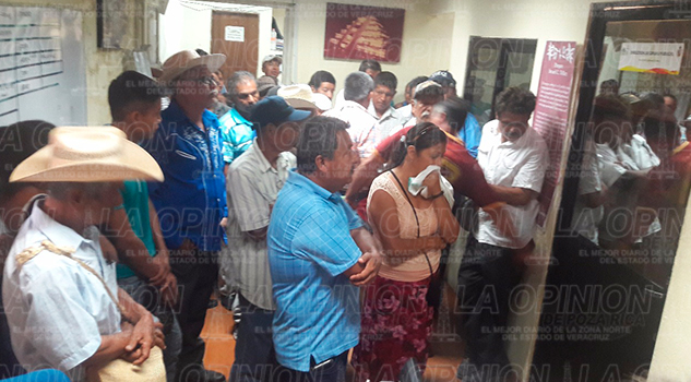 Se manifestaron en el palacio municipal