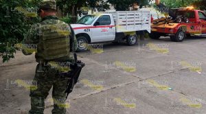 Hallan camioneta de PITSA con reporte de robo