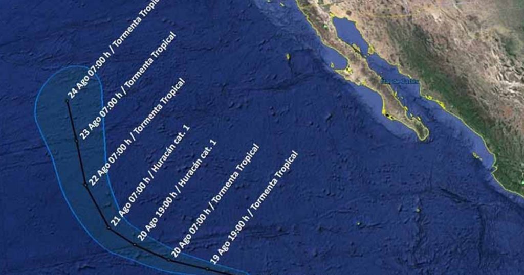Sin afectar costas mexicanas, huracán ‘Kenneth’