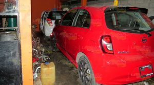 Taller mecánico operaba como "deshuesadero" de vehículos robados