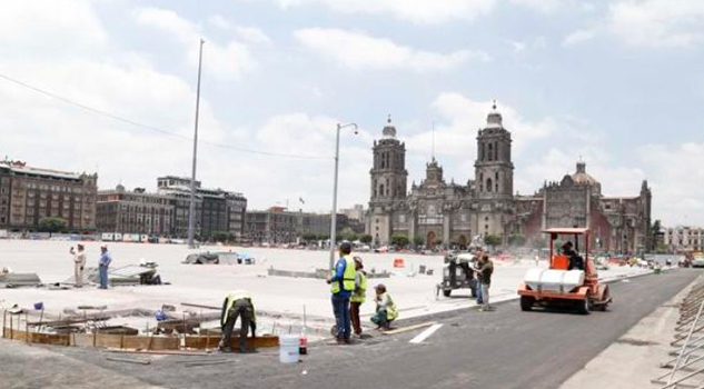 Así luce el Zócalo capitalino que hoy será reinaugurado zocalo