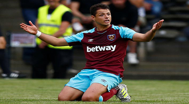 Le amargan su primer gol al ‘Chicharito’ con West Ham ‘Chicharito’ con West Ham