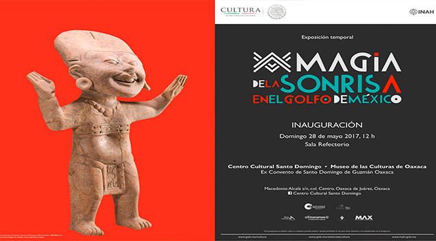 Magia de la sonrisa en el Golfo de México. Museo de las Culturas de Oaxaca. 20170525_cartel_sonrisa