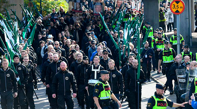 Arrestan en Suecia a cerca de 30 personas en marcha neonazi Arrestan en Suecia