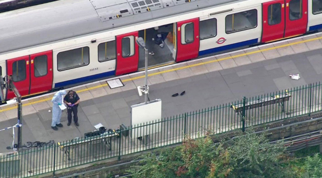 "Ataque terrorista" en el metro de Londres Ataque Terrorista Tren Londres