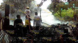 Voraz incendio consume humilde vivienda Incendio Consume Humilde Vivienda