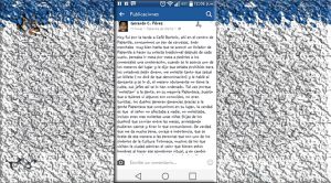 Denuncian acto de discriminación en Facebook