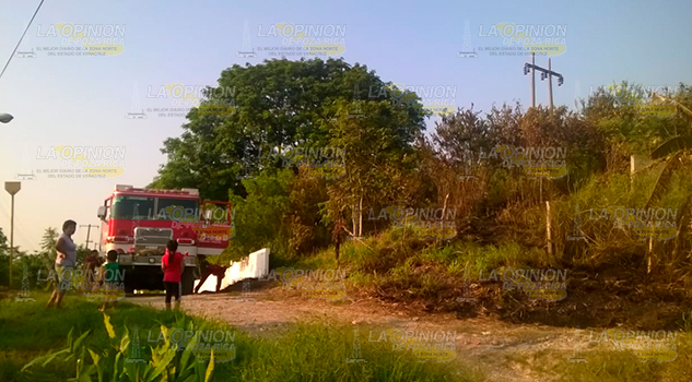 Le prenden fuego a pastizal Le prenden fuego a pastizal