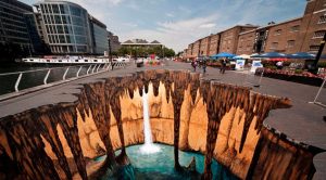 El artista urbano tridimensional llega a México