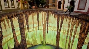 El artista urbano tridimensional llega a México