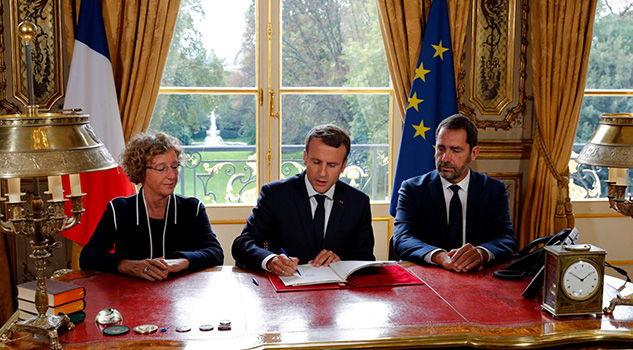 Macron impone la reforma laboral pese a las protestas en la calle Macron impone la reforma laboral pese a las protestas en la calle