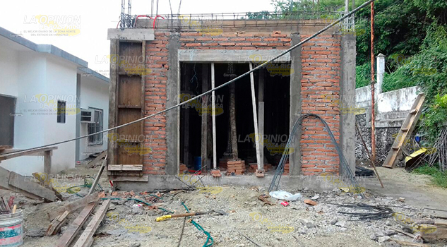 Obra detenida en nosocomio Obra detenida