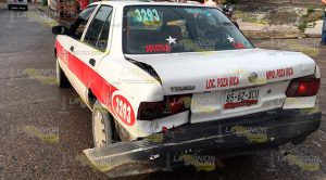 Choque por alcance en la calle Choapas de la col. Petromex Choque Alcance Choapas Petromex