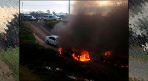 Vídeo: Revienta ducto de Pemex, incendio provoca caos vial en León