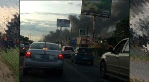 Vídeo: Revienta ducto de Pemex, incendio provoca caos vial en León Revienta ducto4