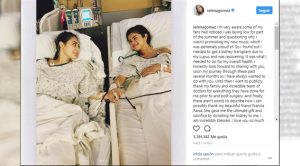 Selena Gomez se sometió a transplante de riñón Selena Gomez Transplante Riñón