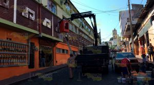 Realizan trabajo de remodelación a Mercado Hidalgo Trabajo Remodelación Mercado Hidalgo Papantla
