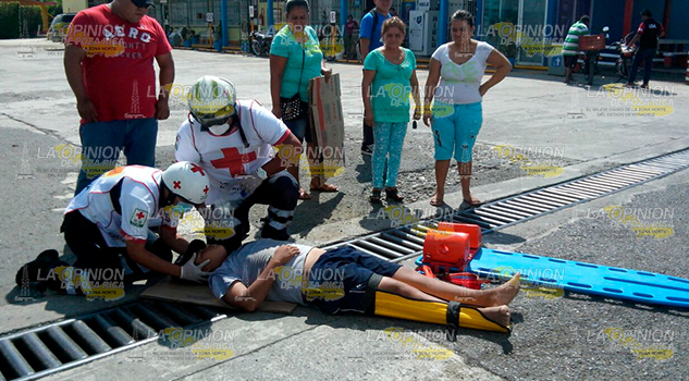 ¡Lo chocan y lo fracturan!