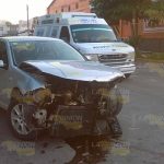 Encontronazo Jetta impacta camioneta de Pemex choque1