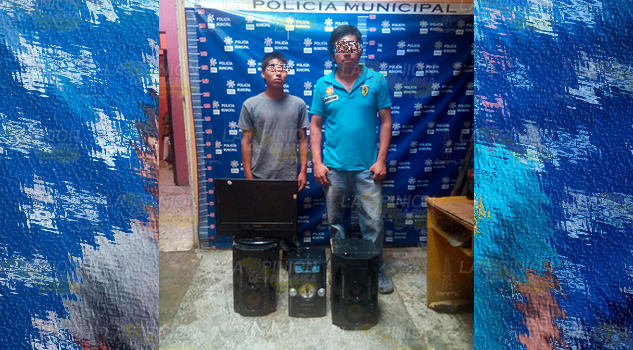 Detienen a dos con actitud sospechosa detenidos