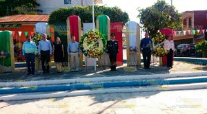 Autoridades municipales conmemoran la gesta heroica de los niños héroes de Chapultepec