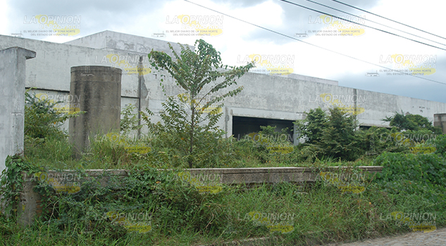 Hospital, entre maleza y olvido