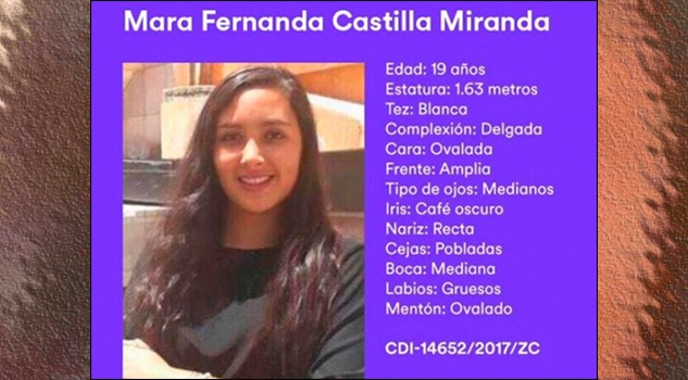 Catean domicilio de Tlaxcala en busca de la joven Mara Fernanda joven