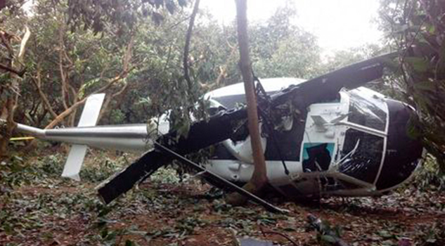 Al menos un muerto en desplome de helicóptero de PGR
