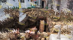 Panteón en deplorables condiciones