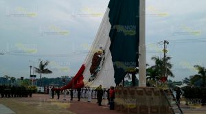 Realizan la ceremonia al inicio del mes patrio