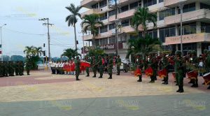 Realizan la ceremonia al inicio del mes patrio