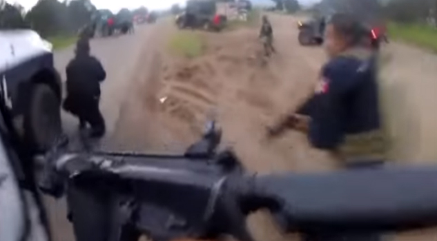 Vídeo: '¡Ahorren munición, ahorren munición!', enfrentamiento en Madera video