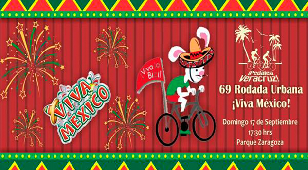 ¡Viva México! Rodada para celebrar fiestas patrias ¡Viva México! Rodada para celebrar fiestas patrias