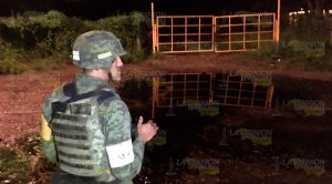 Fuga de hidrocarburo en el rancho tres Marías propiedad de Manuel Cuevas