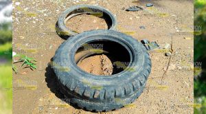 ¡Gobierno llena el parque ecológico de llantas viejas y basura! Gobierno Llena Parque Ecológico Llantas Viejas Basura