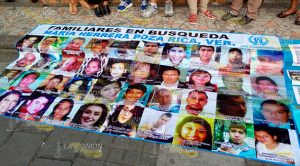 Integrantes del grupo Familiares María Herrera, se manifiestan Integrantes Grupo Familiares María Herrera