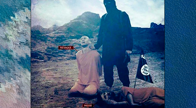 Messi y Neymar son las víctimas de una nueva amenaza de ISIS al Mundial
