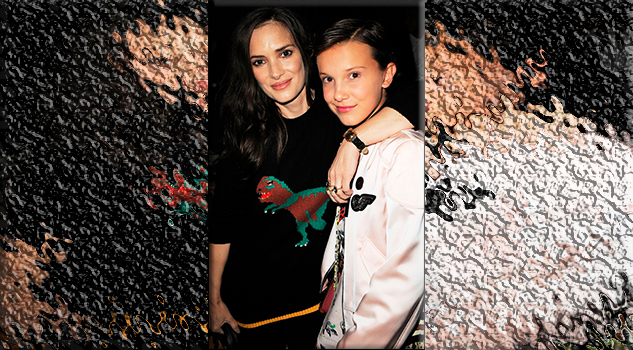 Millie Bobby Brown le da clases millennials a la "abuela" Winona Ryder Millie Bobby Brown le da clases millennials a la abuela Winona Ryder