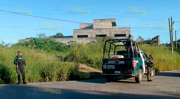 Movilización por presunta balacera Movilización por