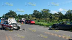 Brutal accidente entre automóvil particular y taxi Brutal Accidente Automóvil Taxi Muerto Heridos