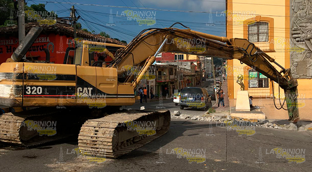 Rehabilitación de calle aislará a negocios del centro Rehabilitación Calle Papantla