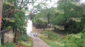 Lluvia ocasiona estragos en Tempoal